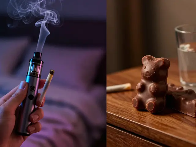 Edible vs. kouření: Co je lepší pro spánek?