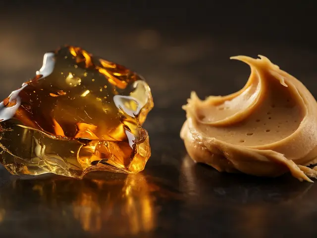 Sleng pro konopné koncentráty: Co znamená „dab“, „shatter“ a „live resin“?